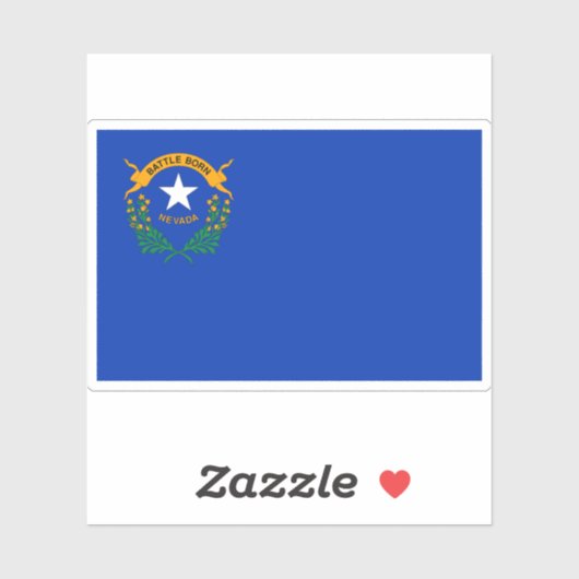 ネバダ州旗 シール (シート)
