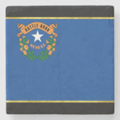 ネバダ州旗 ストーンコースター (正面)