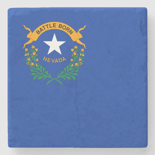ネバダ州旗 ストーンコースター (正面)