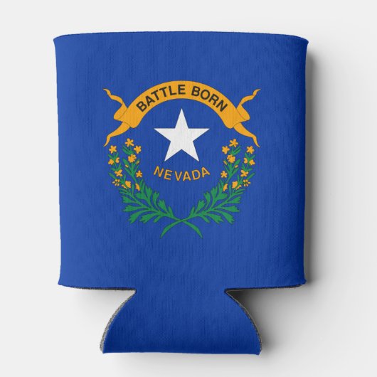 ネバダ州旗 缶クーラー (裏面)