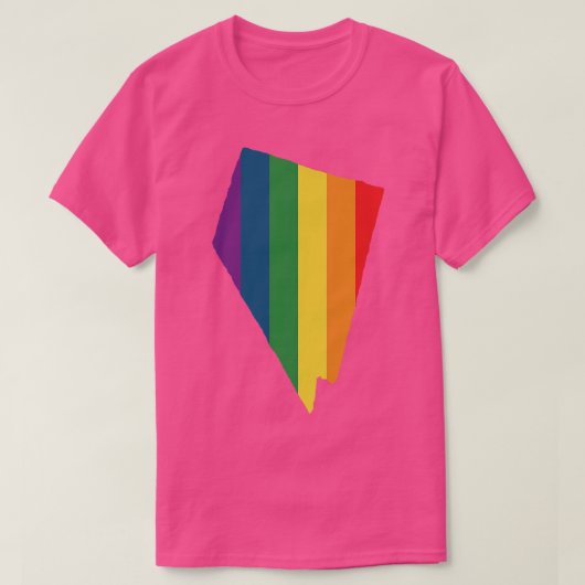 ネバダ州虹 Tシャツ (デザイン正面)