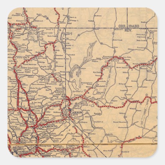 ネバダ州，カリフォルニア スクエアシール (正面)