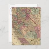 ネバダ州，カリフォルニア ポストカード (正面/裏面)