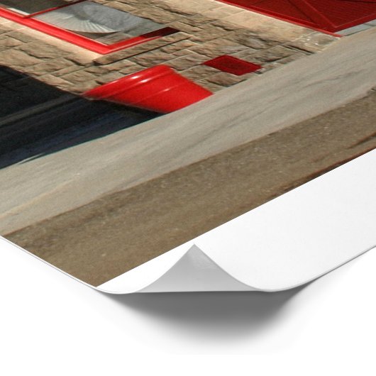 ネバダ州,ゴールドフィールド,ファイアハウス ポスター (角)