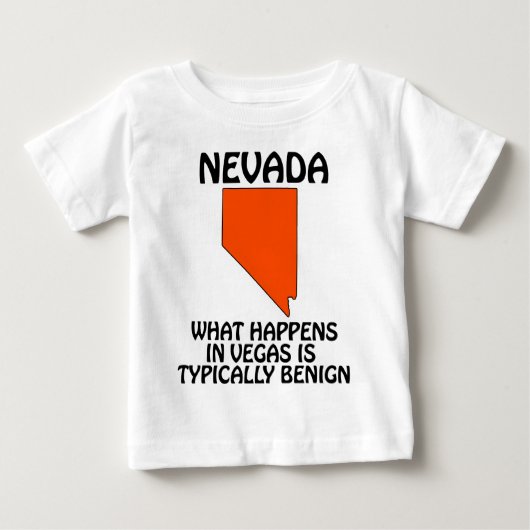 ネバダ州 - ヴェガスの出来事は通常は無害 ベビーTシャツ (正面)