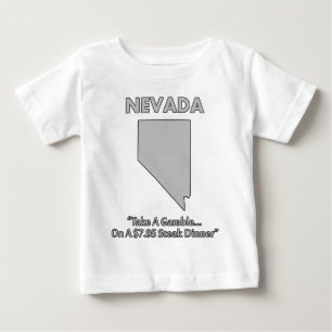 ネバダ州 - 7.95ドルのステーキディナーに賭けてみよう ベビーTシャツ