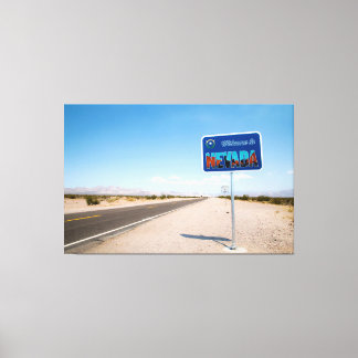 ネバダ徴候へようこそ キャンバスプリント