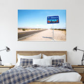 ネバダ徴候へようこそ キャンバスプリント (インサイチュ (寝室))