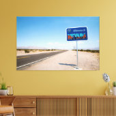 ネバダ徴候へようこそ キャンバスプリント (インサイチュ (リビング))