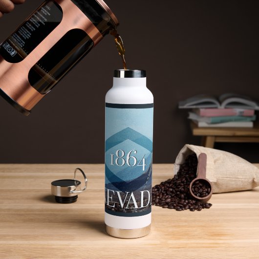 ネバダ景観ポスター ウォーターボトル (コーヒー)