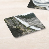 ネバダ滝アットヨセミテ国立公園 スクエアペーパーコースター (アングル)