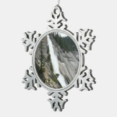 ネバダ滝アットヨセミテ国立公園 スノーフレークピューターオーナメント (右)