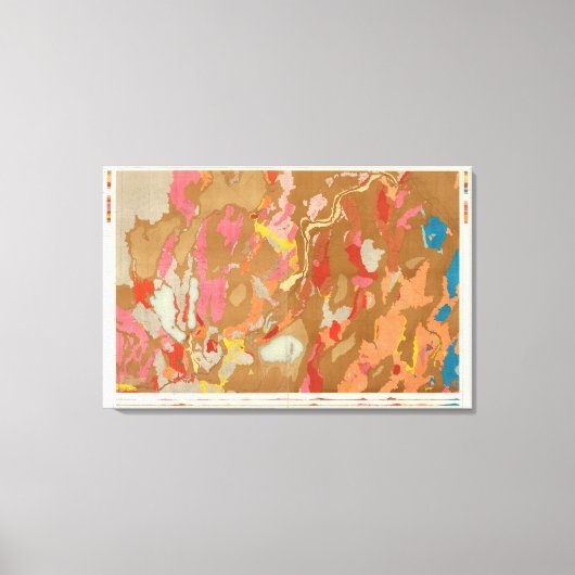 ネバダ盆地 キャンバスプリント (正面)