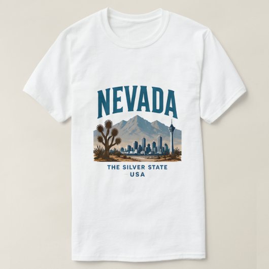 ネバダ砂漠の冒険 Tシャツ (デザイン正面)