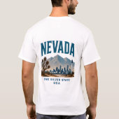 ネバダ砂漠の冒険 Tシャツ (裏面)