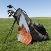 ネバダ砂漠 ゴルフタオル (グリーン)