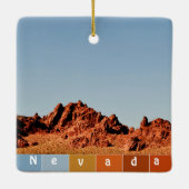 ネバダ砂漠 セラミックオーナメント (裏面)