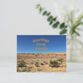 ネバダ砂漠 ポストカード (スタンド正面)