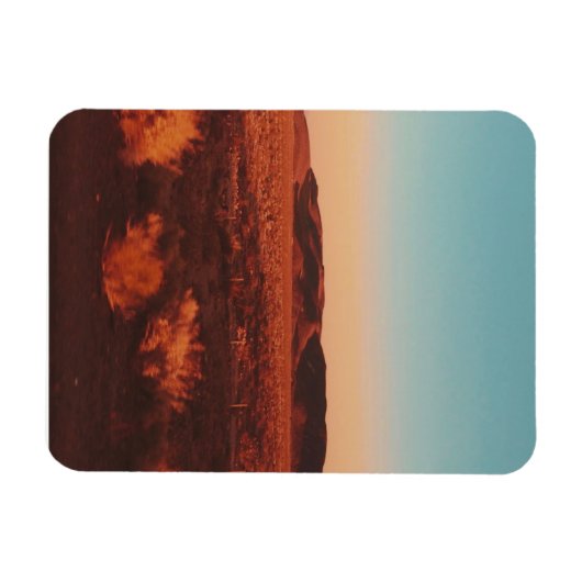 ネバダ砂漠 マグネット (横)