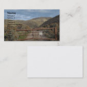 ネバダ素朴な山のカスタマイズ可能な名刺 名刺 (正面/裏面)