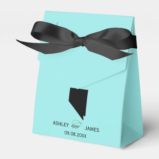 ネバダ結婚ビーボックスへようこそ州マップ フェイバーボックス (正面サイド)