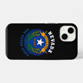ネバダ銀州旗 iPhoneケース (裏面横)