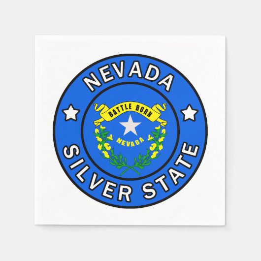 ネバダ スタンダードカクテルナプキン (正面)