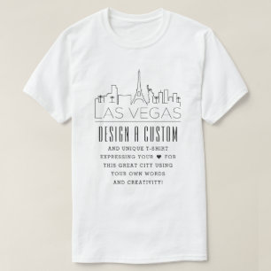 ネバダ·テカスタムーマド·ラスベガスの作成 Tシャツ