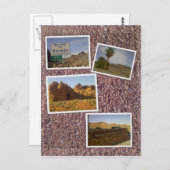 ネバダ – ファイアデザートコラージュの谷 ポストカード (正面/裏面)