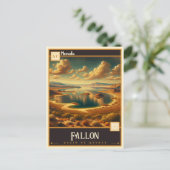 ネバダ・ファロン |ヴィンテージ ポストカード (スタンド正面)