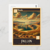 ネバダ・ファロン |ヴィンテージ ポストカード (正面/裏面)