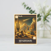 ネバダ・ヘンダーソン |ヴィンテージ ポストカード (スタンド正面)