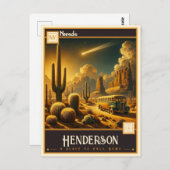 ネバダ・ヘンダーソン |ヴィンテージ ポストカード (正面/裏面)