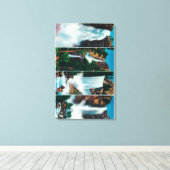 ネバダ、ヨセミテ、ベルナル、ブライダルヴェール滝 キャンバスプリント (インサイチュ (ウッドフロア))