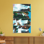 ネバダ、ヨセミテ、ベルナル、ブライダルヴェール滝 キャンバスプリント (インサイチュ (リビング))