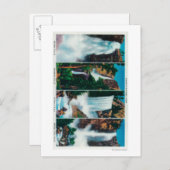 ネバダ、ヨセミテ、ベルナル、ブライダルヴェール滝 ポストカード (正面/裏面)