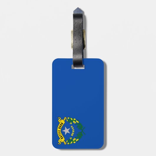 ネバダ ラゲッジタグ (裏面縦)