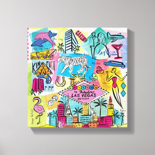 ネバダ・ラスベガス キャンバスプリント (正面)