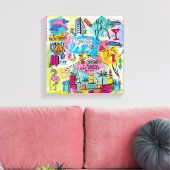 ネバダ・ラスベガス キャンバスプリント (インサイチュ (リビング))