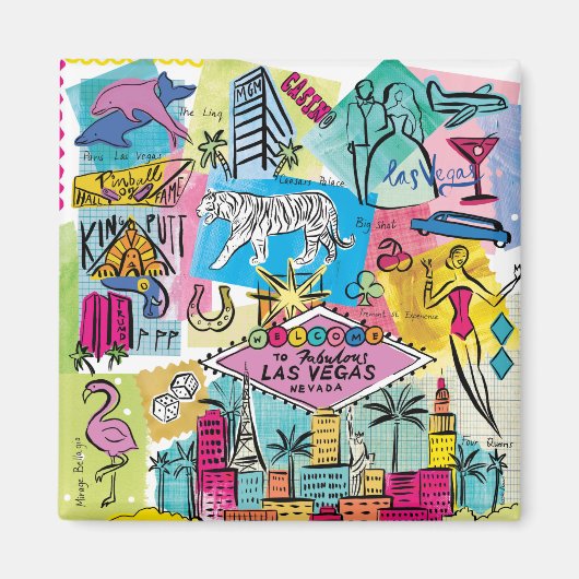 ネバダ・ラスベガス マグネット (正面)