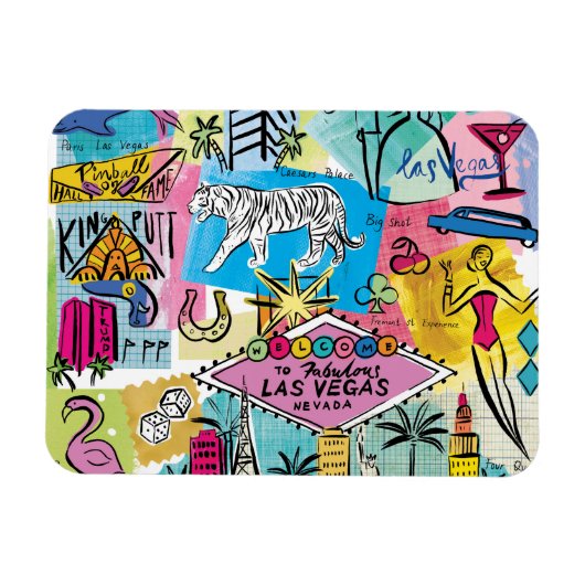 ネバダ・ラスベガス マグネット (横)