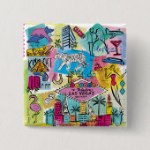 ネバダ・ラスベガス 缶バッジ (正面)