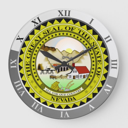 ネバダ ラージ壁時計 (正面)