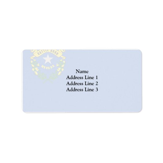 ネバダ、統一された州 ラベル (正面)