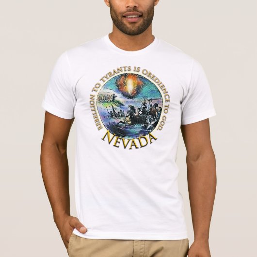 ネバダUSA 誇りを持った Tシャツ (正面)