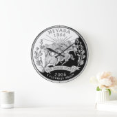 ネバフェイクダ州クォーター時計 ラージ壁時計 (ホーム)