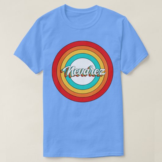 ネバレス名シャツヴィンテージネバレス円 Tシャツ (デザイン正面)