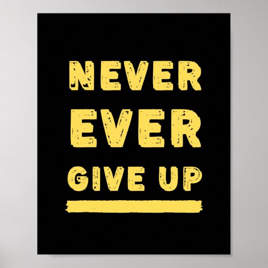 ネバーア与えップ引用文 ポスター (正面)