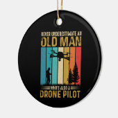 ネバーオールドマンドローンパイロット セラミックオーナメント (左)