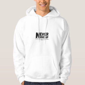 ネバーギブアップすべては可能Tシャツ パーカ